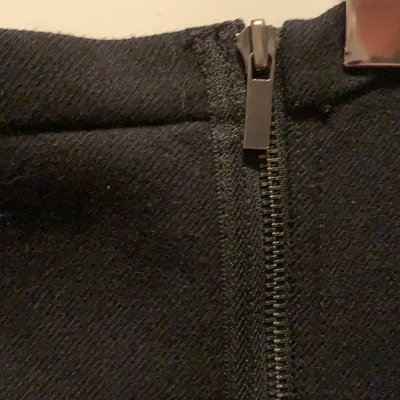 J. Crew Asymmetrical Black Wool Skirt Size 6 - Picture 5 of 5